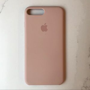 APPLE iPhone 7 Plus Silicone Phone Case-Pink Sand